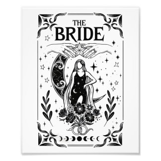 Witchy Bachelorette Bride Coven Gothic Wedding Photo Print
