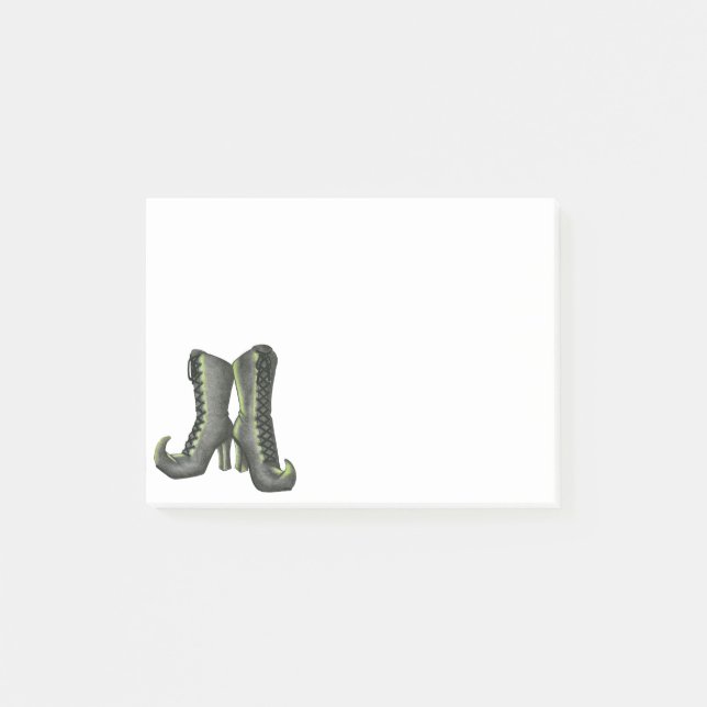 Witchy Boots Post-it Notes (Front)