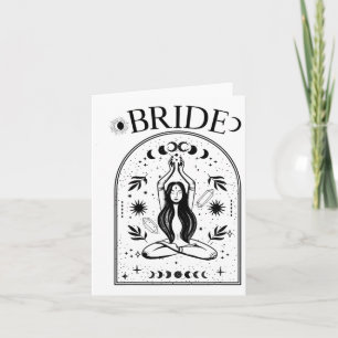 Witchy Bride Coven Tarot Celestial Gothic Bachelor Card