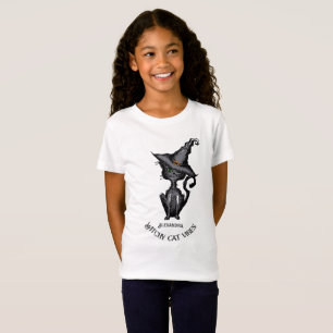Witchy Cat Vibes Kids T-Shirt