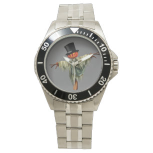 Witchy Charm: Halloween Stainless Steel Bracelet Watch