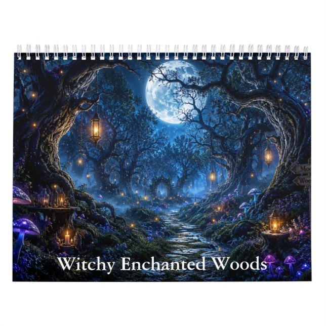 Witchy Enchanted Woods Calendar  (Cover)