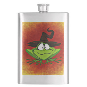 Witchy Frog Hip Flask