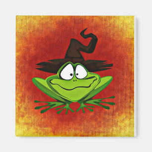 Witchy Frog Magnet