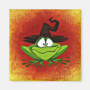 Witchy Frog Magnet