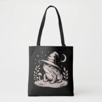 Witchy Frog Vintage Halloween Goblincore