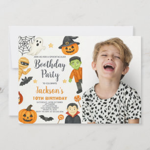 Witchy Fun Kids Halloween Birthday Invitation
