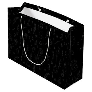 Witchy Gift Bag with nice doodle ornament