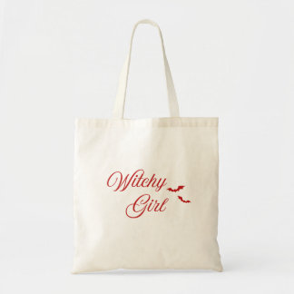 Witchy Girl Halloween Tote Bag