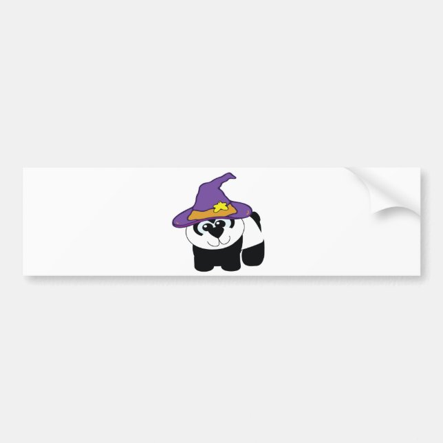 witchy goofkins panda bear bumper sticker (Front)