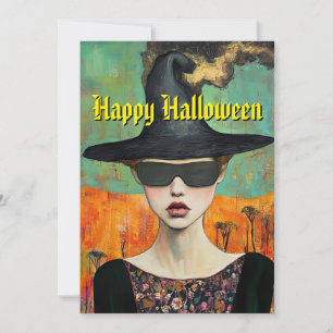 Witchy Halloween Card