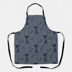 Witchy Halloween Cauldron Magic Apron