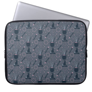 Witchy Halloween Cauldron Magic Laptop Sleeve