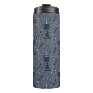 Witchy Halloween Cauldron Magic Thermal Tumbler