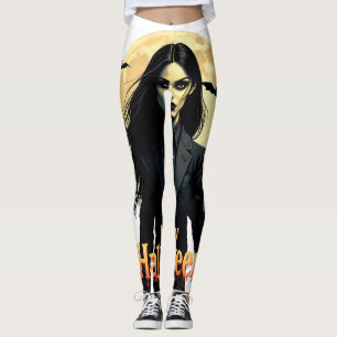 Witchy Halloween Night Leggings