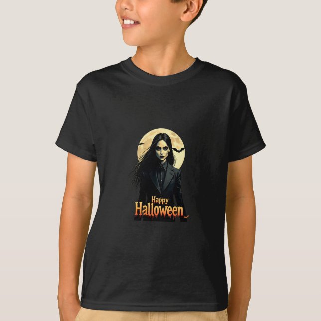 Witchy Halloween Night T-Shirt (Front)