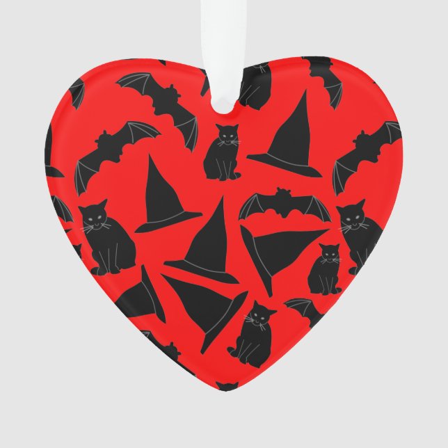 Witchy Halloween  Ornament (Front)