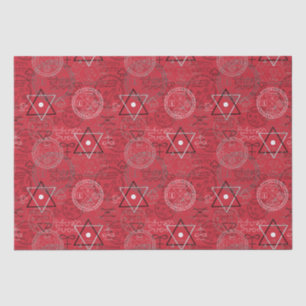 Witchy Halloween Wiccan Pentagram Pentacle    Tissue Paper