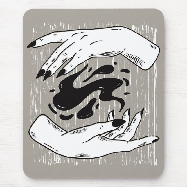 Witchy Hands Mouse Mat (Front)