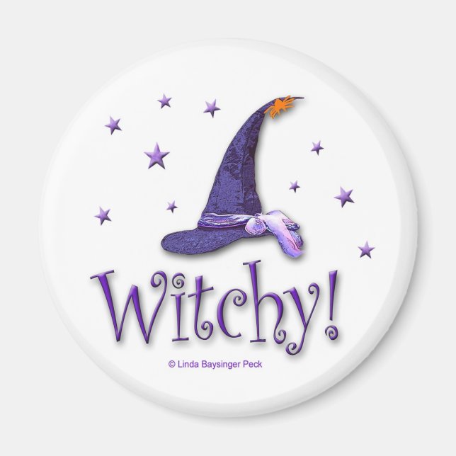 Witchy Hat Magnet (Front)