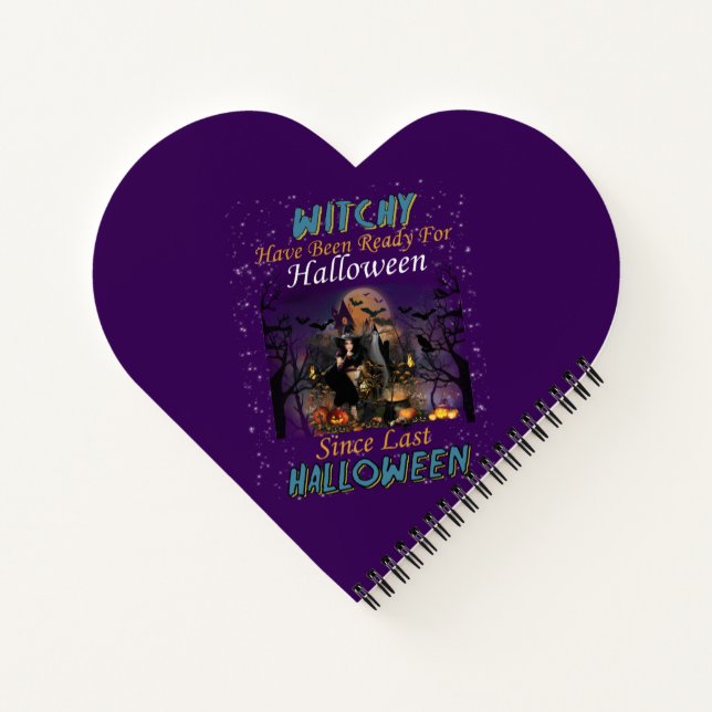 Witchy Have Been Ready For Halloween Notebook (Back)
