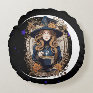 Witchy Kitchen Round Cushion