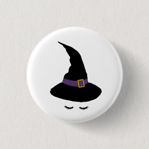 Witchy Lashes 3 Cm Round Badge