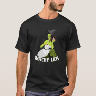 Witchy Lich Spells Witch Hats Witches Broom Witch T-Shirt