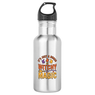 Witchy Magic Halloween Typography Design_1 532 Ml Water Bottle