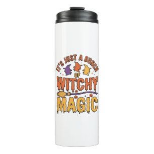 Witchy Magic Halloween Typography Design_1 Thermal Tumbler