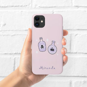 Witchy Magic Potions Pink Phone Case