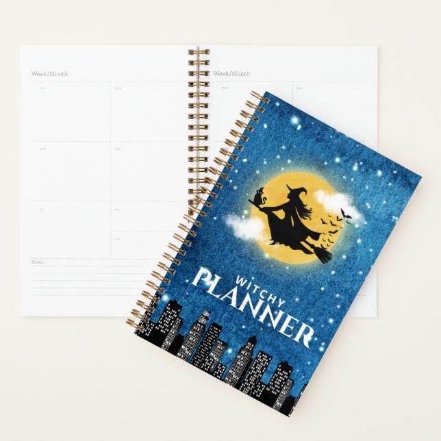 Witchy Moonlight Weekly Planner |Celestial Witchy (Display)