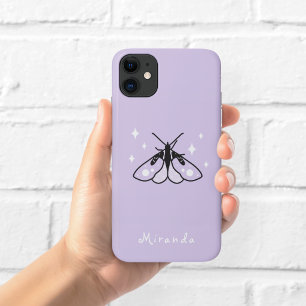 Witchy Moth Purple Phone Case