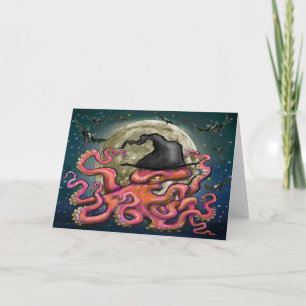 Witchy Octopus Card