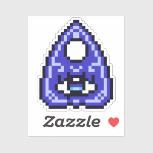 Witchy Purple Blue Pixel Art Planchette