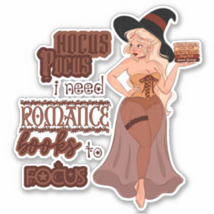 Witchy Romance Reader Sticker