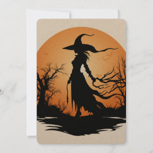 WITCHY SILHOUETTE [7] INVITATION