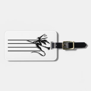 Witchy Silhouette Luggage Tag