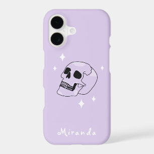Witchy Skull Purple Phone Case