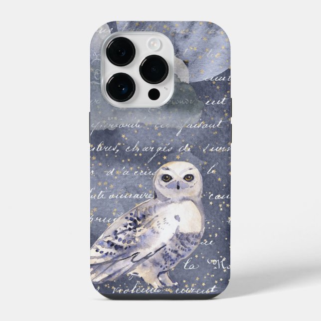 Witchy Snowy Owl  iPhone Case (Back)