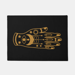Witchy Tattooed Hand Doormat