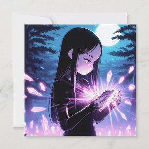 Witchy Themed Birthday Party Invite