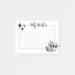 Witchy to do list  post-it notes