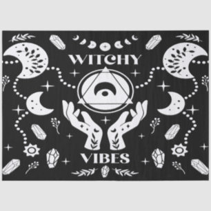 Witchy Vibes Halloween Decoupage Tissue Paper
