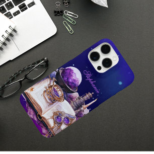 Witchy Vibes Spell Book Custom Name iPhone 16 Pro Max Case
