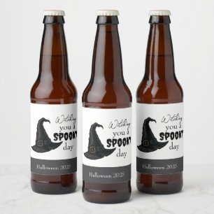 Witchy Vibes - Spooky & Stylish Beer Bottle Label