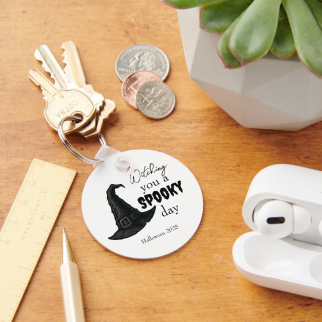 Witchy Vibes - Spooky & Stylish |  Key Ring (Desk)