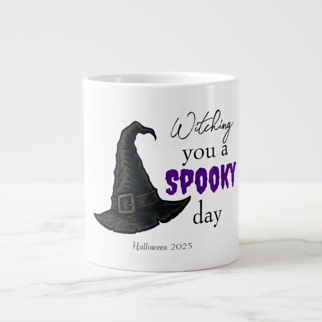 Witchy Vibes - Spooky & Stylish |  Large Coffee Mug (Front)