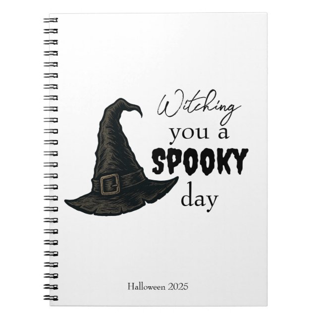 Witchy Vibes - Spooky & Stylish |  Notebook (Front)