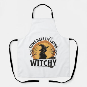 Witchy Vintage Halloween Quote Vector Design_1 Apron